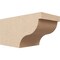 Ekena Millwork 6in. W x 6in. H x 12in. L Garner Woodgrain TimberThane Rafter Tail, Primed Tan RFTUR06X06X12GARRCPR - alternate 1